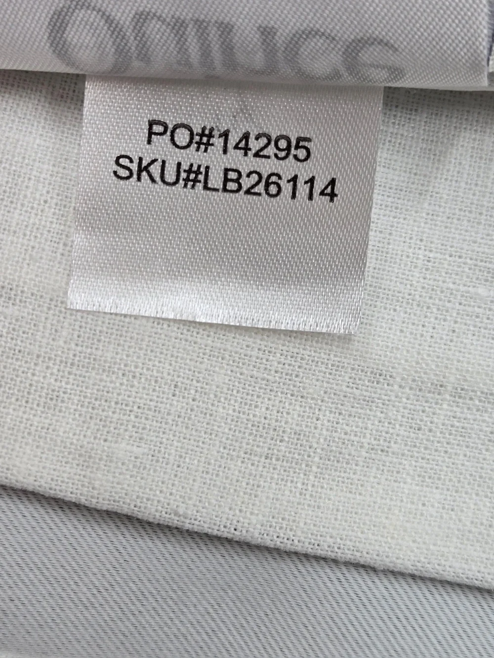 NWT QUINCE Set Of 2 48x108 European Linen True Blackout Curtains White 0410